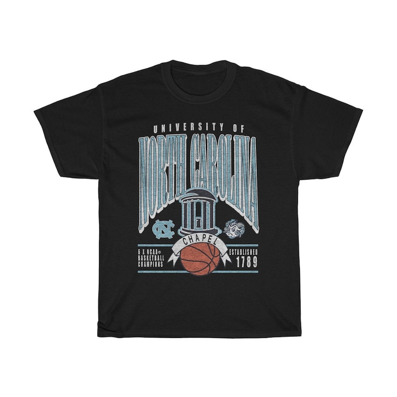 Vintage UNC Chapel Hill Shirt, University of North Carolina Shirt, NCAA Basketball Champions Shirt