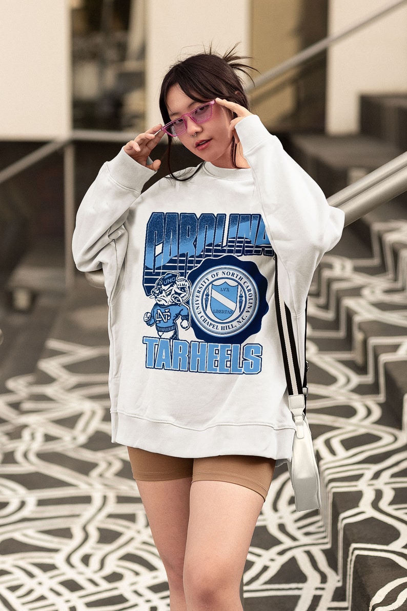 Vintage UNC Tar Heels Flintstone Shirt, NCAA UNC Tar Heels Shirt, North Carolina Tar Heels Shirt, Unisex Shirt, Vintage Shirt
