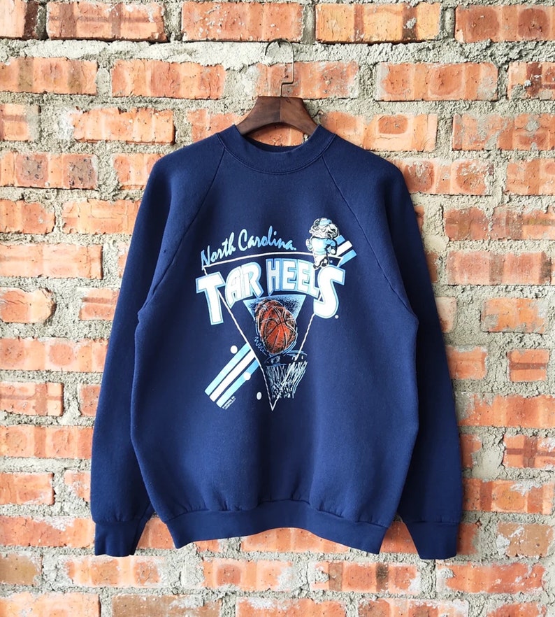 Vintage UNC Tar Heels Mascot Logo Shirt, NCAA UNC Tar Heels Shirt, Vintage 90s University of North Carolina, Unisex Shirt, Vintage Shirt