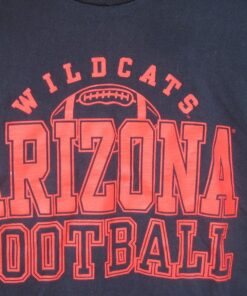 Vintage ** UNIVERSITY of ARIZONA - Wildcats Football ** 1990's T-Shirt USA