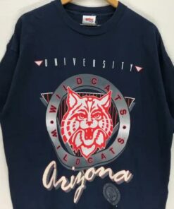 Vintage University Of Arizona Wildcats Basketball Tshirt