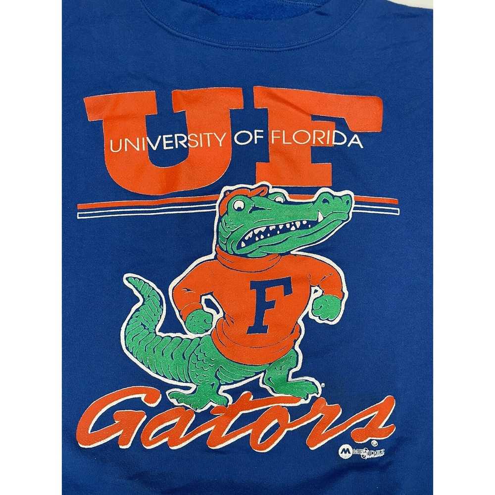 Vintage University Of Florida Gators Crewneck Sweatshirt Men Adult Full Size Made In Usa 90S Style