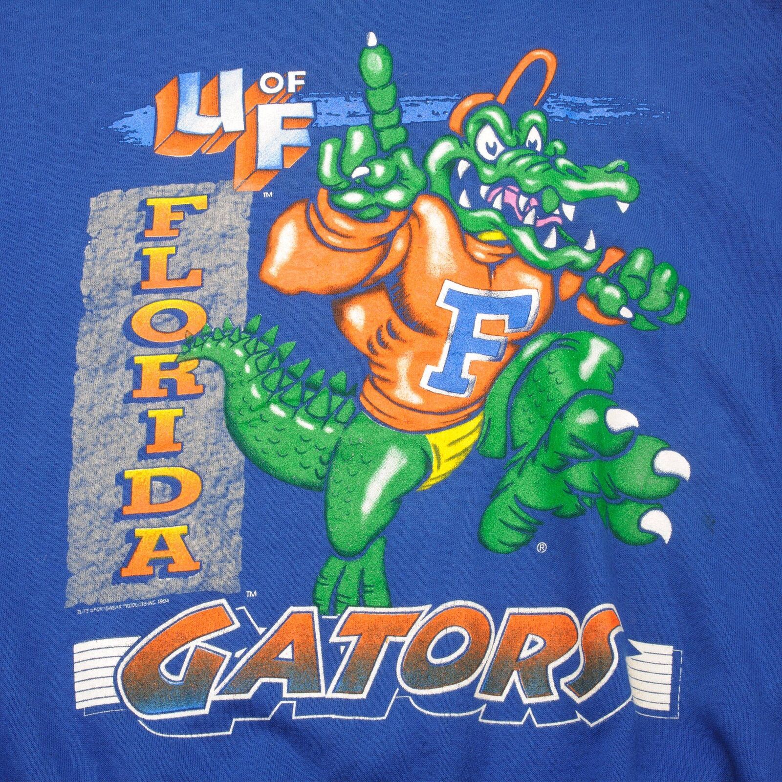 Vintage University Of Florida Gators Sweatshirt Size Xl Made In Usa