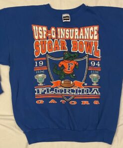 Vintage University Of Florida Sweatshirt, 1998 90S Usa American College Apparel Gators Long Sleeve Graphic Crewneck Sweater