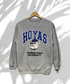 Vintage University Of Georgetown Hoyas Sweatshirt Pullover Jumper