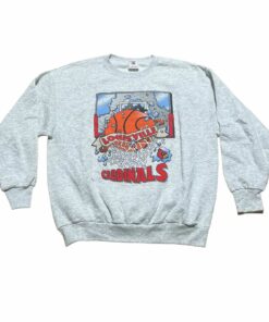 Vintage University Of Louisville Cardinals Sweatshirt Reprinted, Uofl Sweatshirt, University of Louisville Sweatshirt