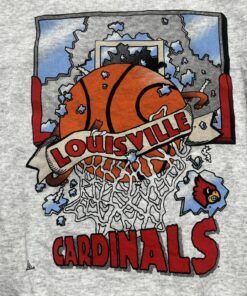 Vintage University Of Louisville Cardinals Sweatshirt Reprinted, Uofl Sweatshirt, University of Louisville Sweatshirt