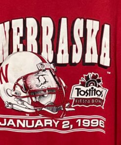 Vintage University Of Nebraska Cornhuskers 1996 Fiesta Bowl NCAA College Football Crewneck Sweatshirt