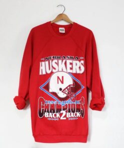 Vintage University Of Nebraska Cornhuskers Huskers 1995 Football Champions Sweatshirt