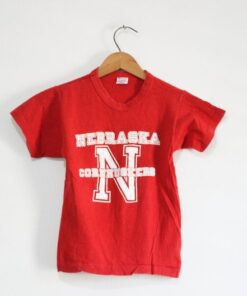 Vintage University Of Nebraska Cornhuskers Huskers Champion T Shirt