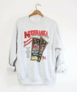 Vintage University Of Nebraska Cornhuskers Huskers Champions Sweatshirt, Nebraska Sweater, Vintage 90S Shirt, Gift For Her, Gift For Him