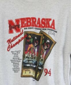 Vintage University Of Nebraska Cornhuskers Huskers Champions Sweatshirt, Nebraska Sweater, Vintage 90S Shirt, Gift For Her, Gift For Him