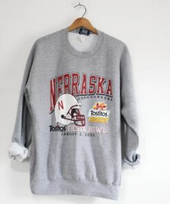 Vintage University Of Nebraska Cornhuskers Huskers Fiesta Bowl Football Sweatshirt, Vintage 90S Shirt, Gift For Her, Gift For Him