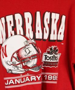 Vintage University Of Nebraska Cornhuskers Huskers Fiesta Bowl Sweatshirt, Vintage 90S Shirt, Gift For Her, Gift For Him, Nebraska Shirt