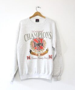 Vintage University Of Nebraska Cornhuskers Huskers National Champions 1995 Sweatshirt