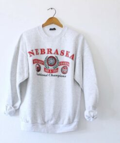 Vintage University Of Nebraska Cornhuskers Huskers National Champions Sweatshirt