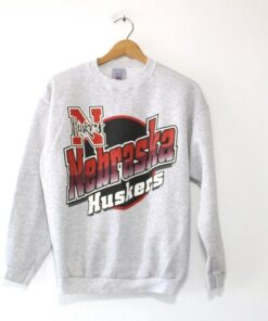 Vintage University Of Nebraska Cornhuskers Huskers Sweatshirt Gift for Fans