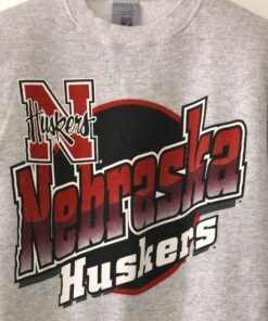 Vintage University Of Nebraska Cornhuskers Huskers Sweatshirt Gift for Fans