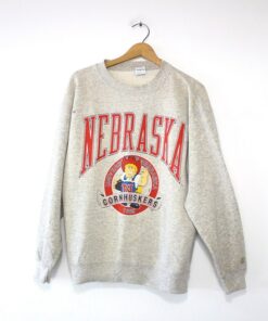 Vintage University Of Nebraska Cornhuskers Huskers Sweatshirt Gift for NCAA Fans