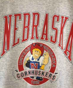 Vintage University Of Nebraska Cornhuskers Huskers Sweatshirt Gift for NCAA Fans