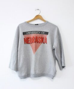 Vintage University Of Nebraska Cornhuskers Huskers Sweatshirt Gift for NCAA Fans, Vintage University Football Shirt