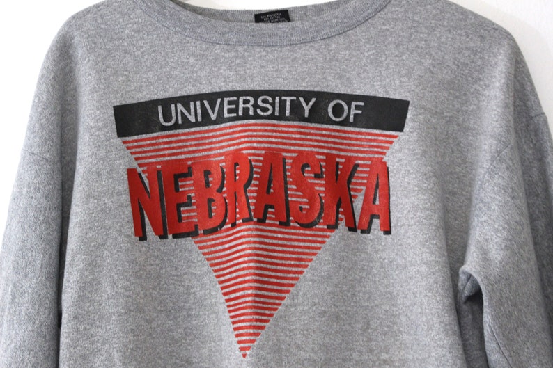 Vintage University Of Nebraska Cornhuskers Huskers Sweatshirt Gift for NCAA Fans, Vintage University Football Shirt