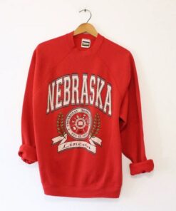 Vintage University Of Nebraska Cornhuskers Huskers Sweatshirt Gifts for NCAA Fans
