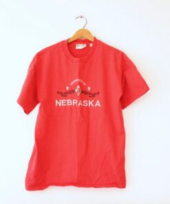Vintage University Of Nebraska Cornhuskers Huskers T Shirt Reprint