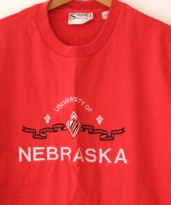 Vintage University Of Nebraska Cornhuskers Huskers T Shirt Reprint