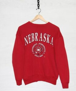 Vintage University Of Nebraska Cornhuskers National Champions Sweatshirt Nebraska Cornhuskers University Football NCAA College T-Shirt