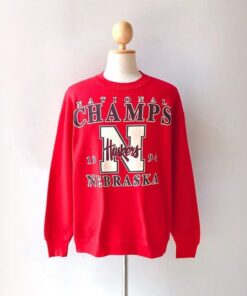 Vintage University Of Nebraska Huskers National Champions Sweatshirt