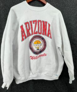 Vintage University of Arizona Wildcats Discus Athletics Crewneck Sweatshirt 90s