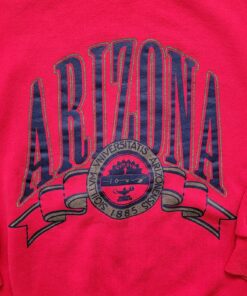 Vintage University of Arizona Wildcats Red Crewneck Sweatshirt