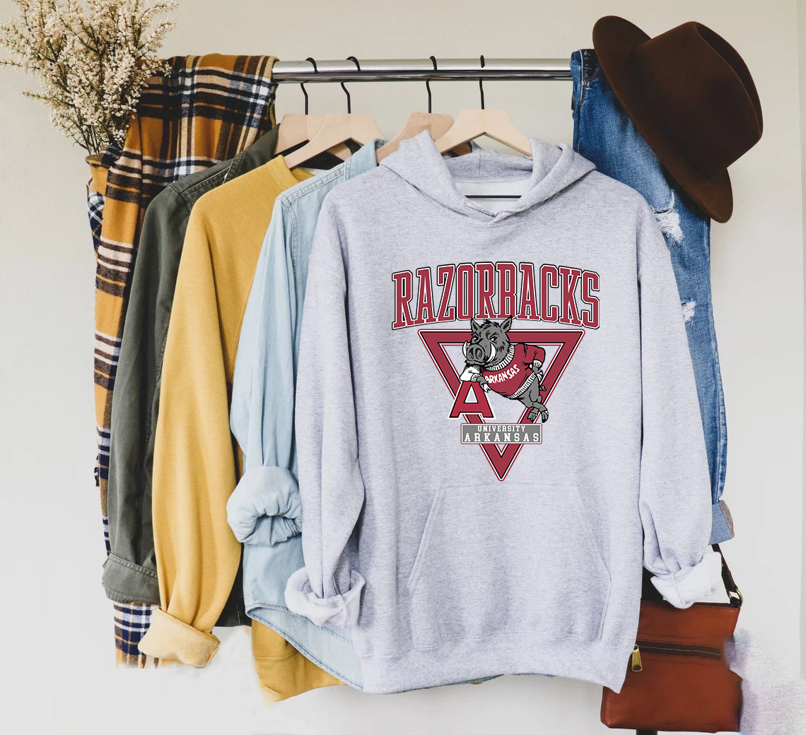 Vintage University of Arkansas Razorbacks Sweatshirt Large