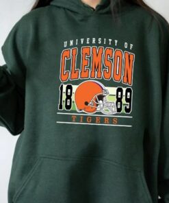 Vintage University of Clemson 1899 Crewneck Sweatshirt, Football Clemson State, Clemson Hoodie, State Sweatshirt, Clemson University