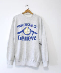 Vintage University of Geneva Sweatshirt Hoodie Shirt Gifts for Fans