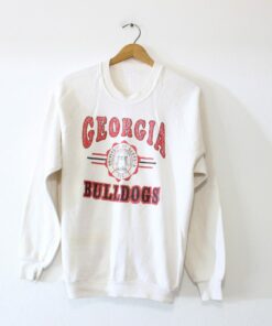 Vintage University of Georgia Bulldogs Sweatshirt Large