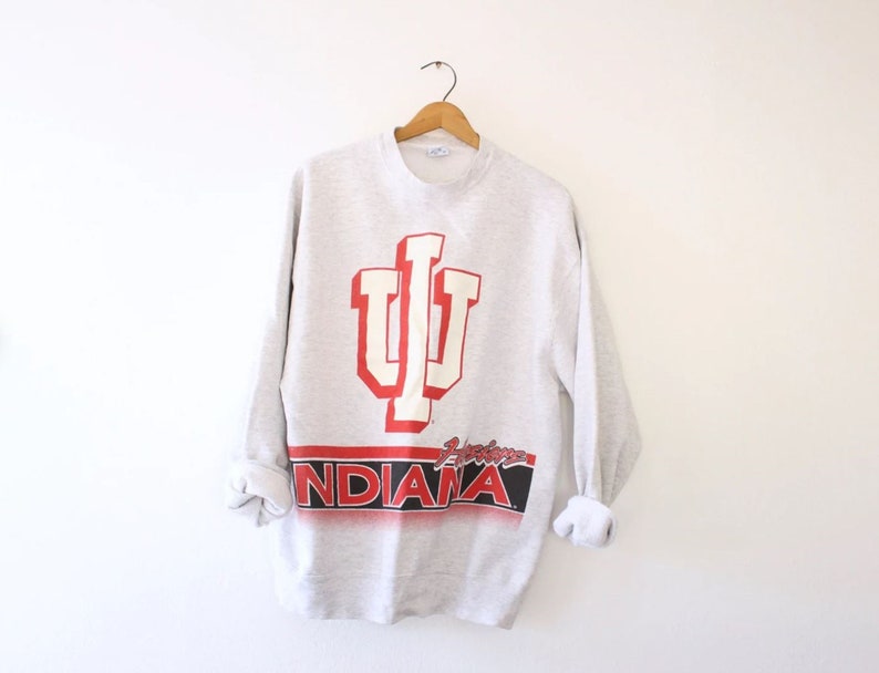 Vintage University of Indiana Hoosiers Sweatshirt, Indiana Hoosiers TShirt