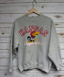 Vintage University of Kansas Jayhawks Basketball Sweatshirt, Gift For her, Gift For him,Kansas Jayhawks Sweater,Kansas University Sweatshirt