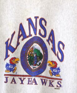 Vintage University of Kansas Jayhawks Sweatshirt Large
