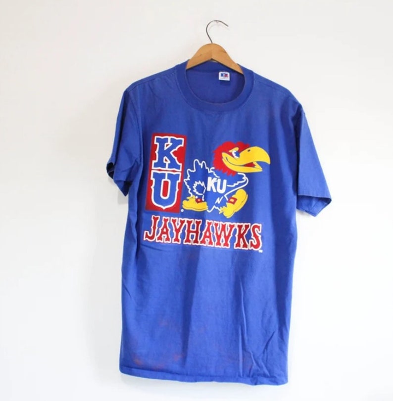 Vintage University of Kansas Jayhawks T Shirt, Vintage 90s Sweatshirt, Vintage Shirt, Hoodie