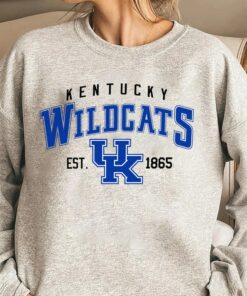Vintage University of Kentucky Sweatshirt, Kentucky Wildcats University Football Sweatshirt, Kentucky Shirt, NCAA Kentucky Wildcats Shirt