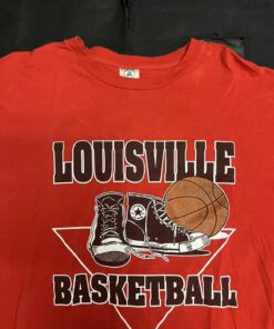 Vintage University of Louisville Cardinals Converse sneakers T-shirt