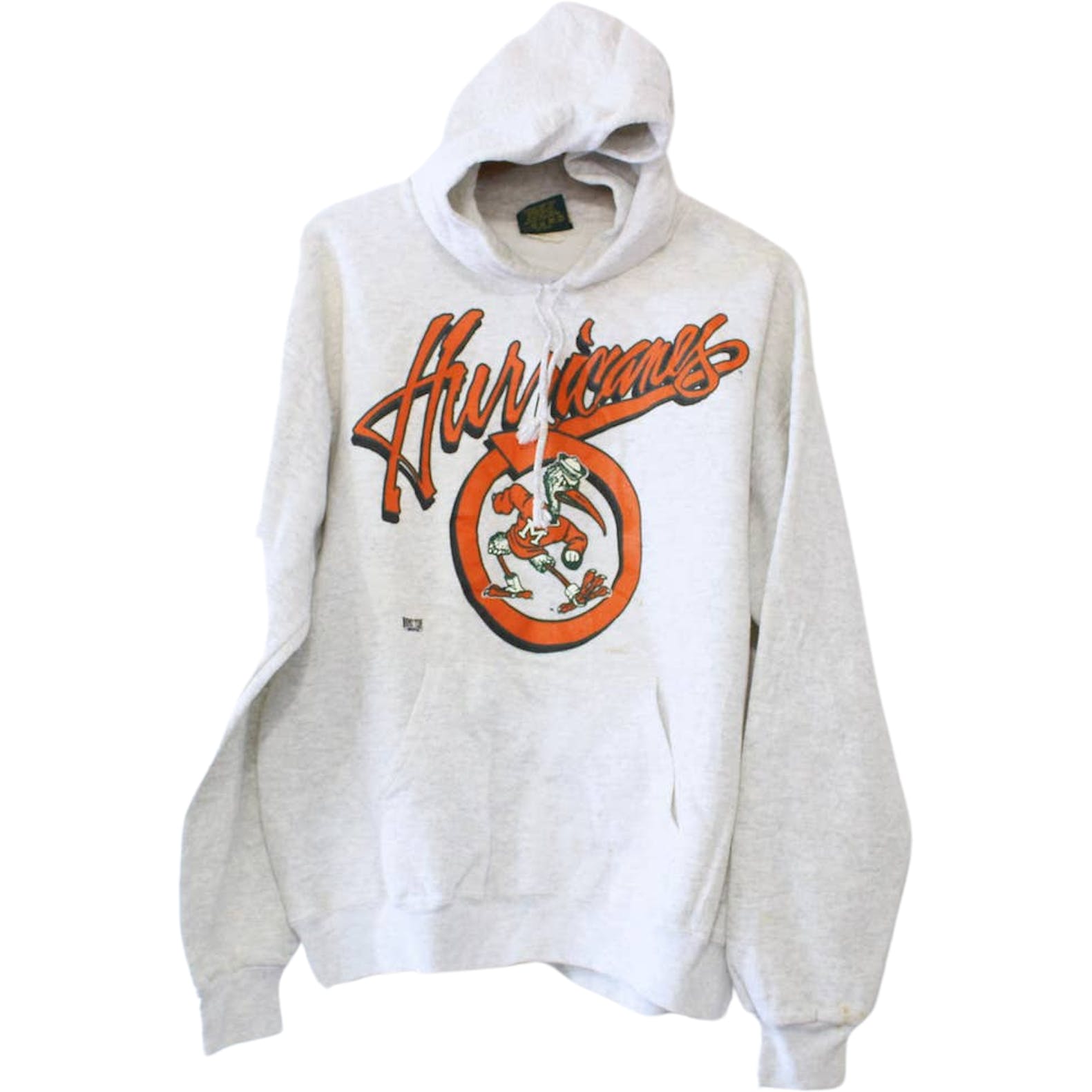 Vintage University of Miami Hurricanes Hooded Sweatshirt