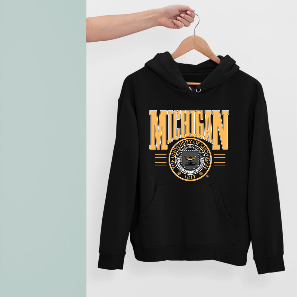 Vintage University of Michigan Wolverines Sweatshirt , Michigan Wolverines Sweater, Vintage 90s Shirt, Gift for Her, Gift For Him