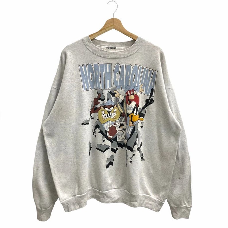 Vintage University of North Carolina Crewneck Sweatshirt, Vintage North Carolina Sweatshirt, North Carolina Fan Crewneck Sweatshirt