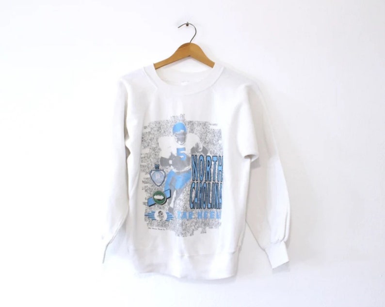 Vintage University of North Carolina UNC Tar Heels Sweatshirt, Vintage 90s Shirt, UNC Tar Heels Sweater, North Carolina Sweatshirt