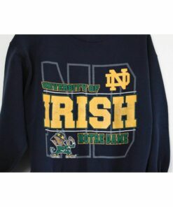 Vintage University of Notre Dame Fighting Irish Sweatshirt Crew Neck