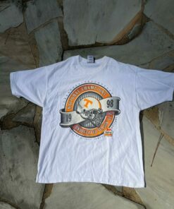 Vintage University of Tennessee National Championship 1998 TN Vols Pullover Sweatshirt Hoodie T Shirt