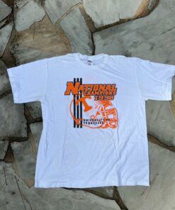 Vintage University of Tennessee National Championship Pullover Crewneck Sweatshirt Hoodie Reprinted